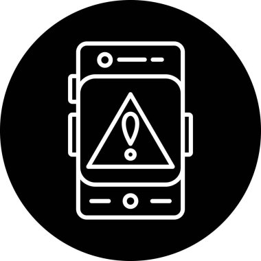 Vektör akıllı telefon simgesi illüstrasyonu