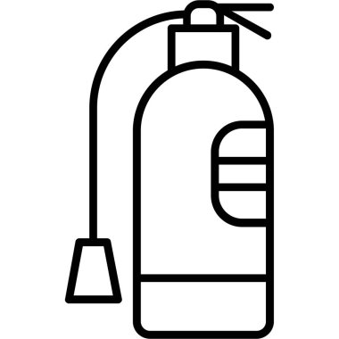 Temizleme sprey simgesi, taslak biçimi