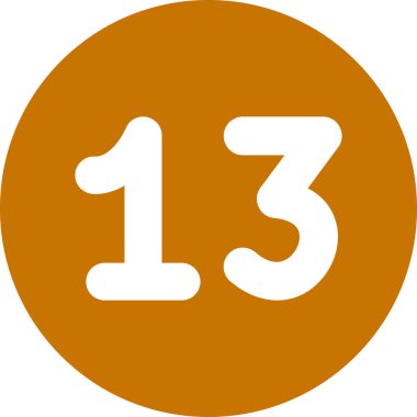 4 numaralı simge vektörü.