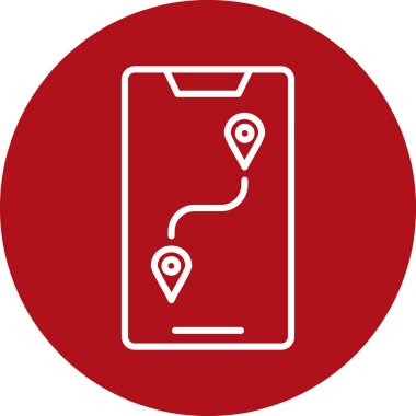 Harita işaretleyici vektör simgesi