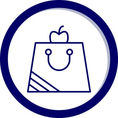 Gıda simgesinin vektör illüstrasyonu