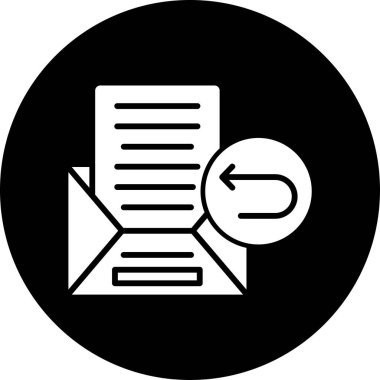 e- posta simgesi vektör illüstrasyonu