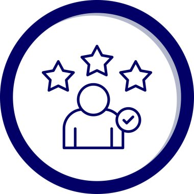 yıldız simgesi vektör illüstrasyonu