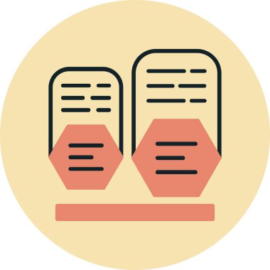 Modern eğitim ikonunun vektör illüstrasyonu