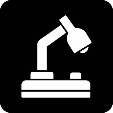 Bir robot simgesinin vektör illüstrasyonu