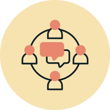 şebeke. Web simgesi basit illüstrasyon