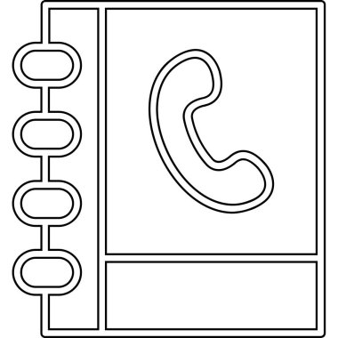 telefon simgesi, vektör illüstrasyonu