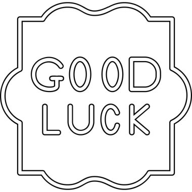 İyi şansın vektör çizimi