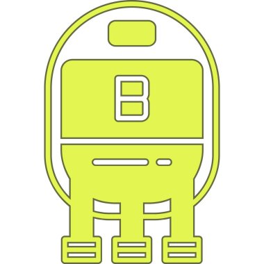 Elektrikli çaydanlık simgesi, basit vektör illüstrasyonu