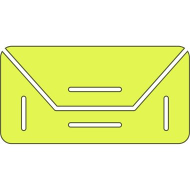 posta zarfı izole vektör çizimi grafik tasarımı