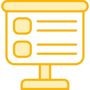 tahta tahtası simgesi ana hat biçiminde