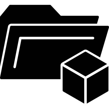 paket simgesi vektör illüstrasyonu