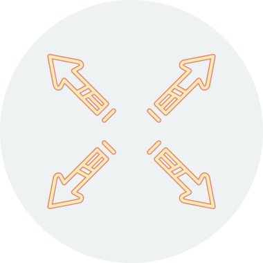 ok simgesi vektör illüstrasyonu