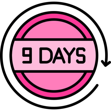 gün simgesi vektör illüstrasyonu