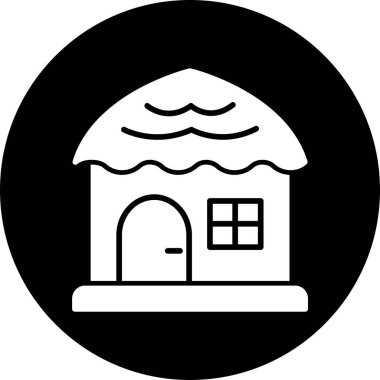 Ev simgesinin vektör illüstrasyonu