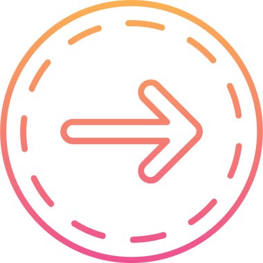 Sol ok simge vektör çizim