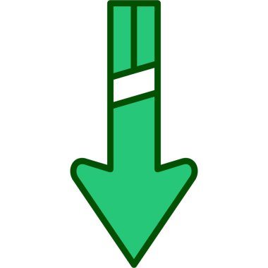 Ok simgesi. vektör illüstrasyonu