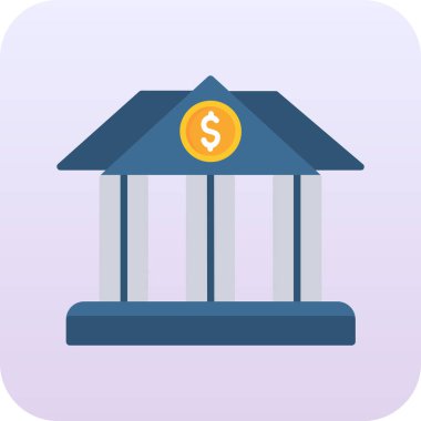 Bir ev simgesinin vektör illüstrasyonu