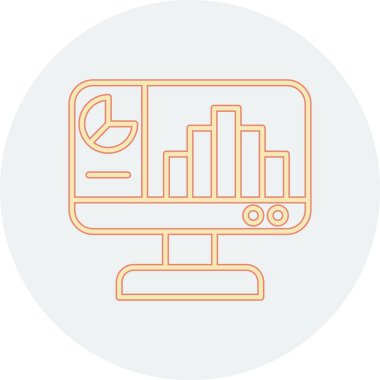 İş simgesi finansmanının vektör illüstrasyonu