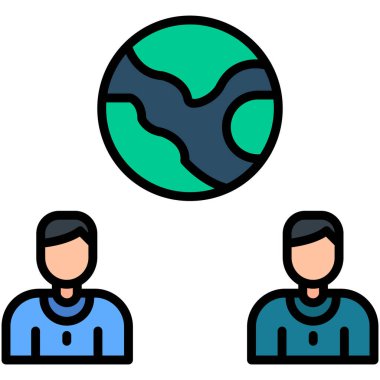 ağ simgesi, vektör