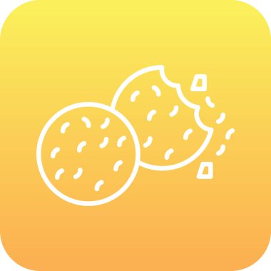 İzole edilmiş bir limon ikonu çizimi