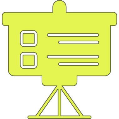 pano sunum tahtası simgesi