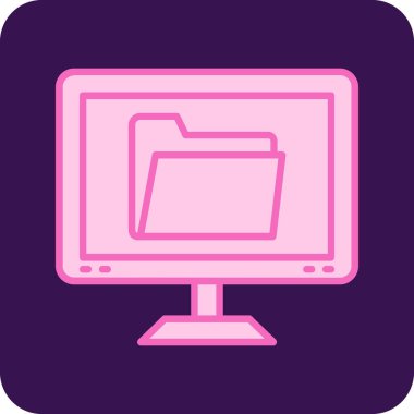 Dizüstü web simge vektör çizim