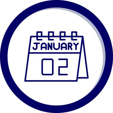 Takvim simgesi tasarımı, vektör illüstrasyonu