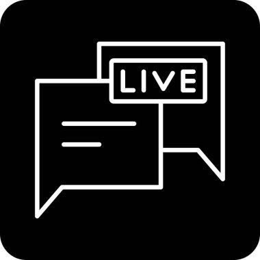 canlı ileti simgesi