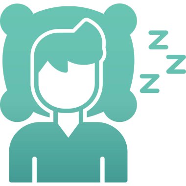 Kızım. Web simgesi basit tasarım