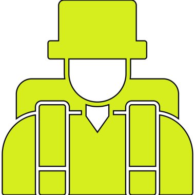 man simgesi vektör illüstrasyonu