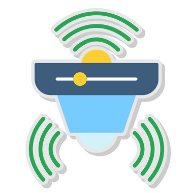 wifi sinyal vektör illüstrasyonu