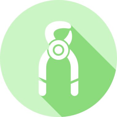 Yeşil ve beyaz arkaplanın vektör çizimi