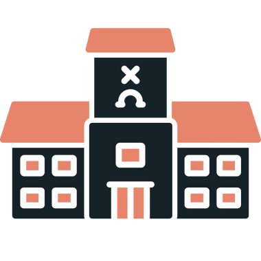 Hastane Simgesi Vektör İllüstrasyonu