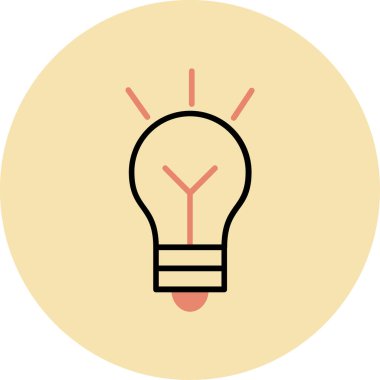 Vektör Ampul Simgesi illüstrasyonu