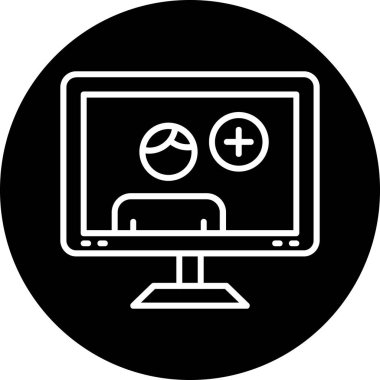 seo modern simgesinin vektör illüstrasyonu