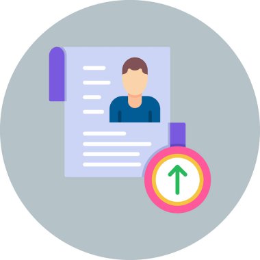 Görev simgesi vektör illüstrasyonu