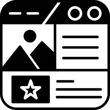 iş simgesi, vektör resimleme