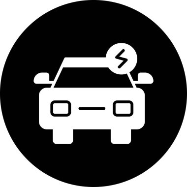 araba sigortası ikonu vektör illüstrasyonu