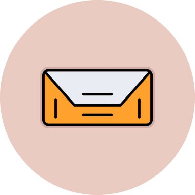 E-posta. Web simgesi vektör illüstrasyonu