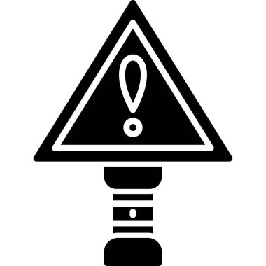 Ampul. Web simgesi basit illüstrasyon