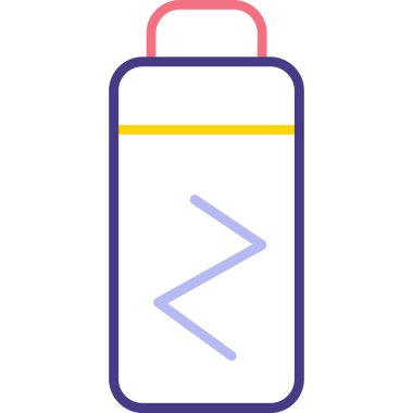 battery icon, vector illustration simple design