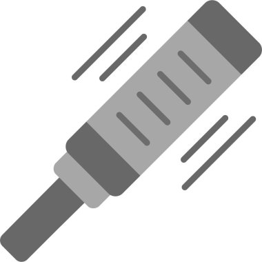 Şırınga. Web simgesi basit tasarım