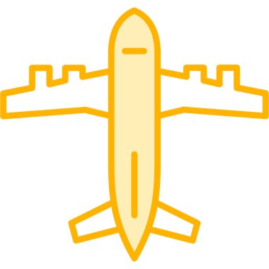 uçak yolculuğu vektör simgesi