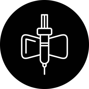 Tıbbi bir simgenin vektör illüstrasyonu