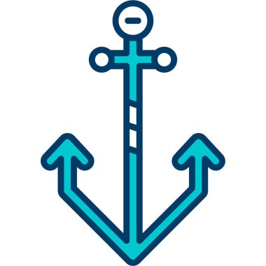 çapa simgesi vektör illüstrasyonu