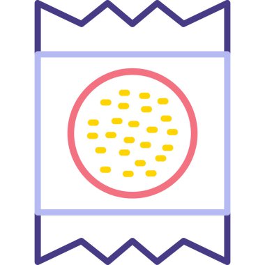 Gıda simgesinin vektör illüstrasyonu