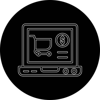 seo modern simgesinin vektör illüstrasyonu