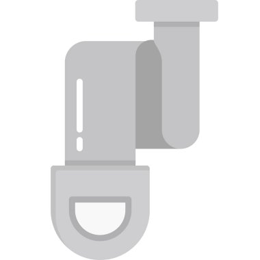 su musluğu simgesi, düz vektör