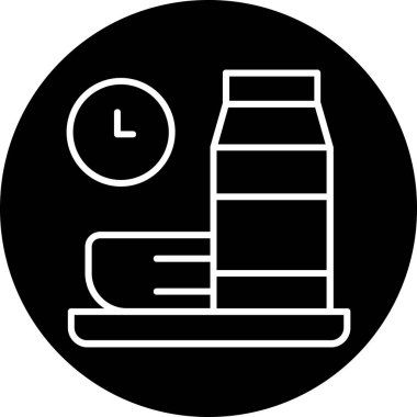 Moda Biçiminde Saat Simgesi İzole Arkaplan